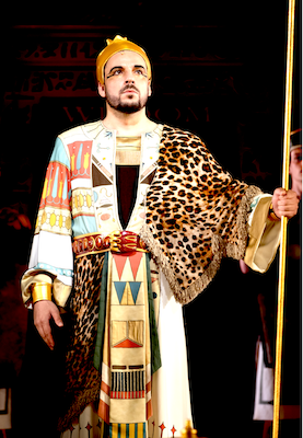 Alexander Kopeczi as Sarastro in The Magic Flute at Santa Fe Opera, 2026.